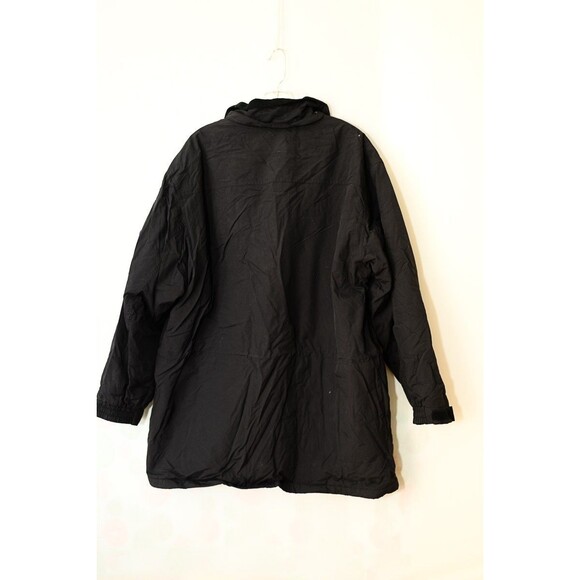 L.L. Bean womens black jacket fleece lined XL reg O FG76 snow ski winter SEE - Picture 4 of 8